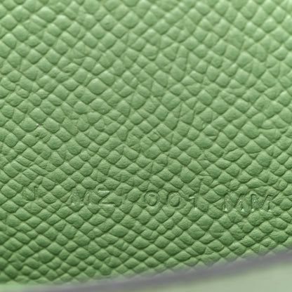 Hermes Epsom Kelly Pocket Compact Wallet Vert Criquet 7 of 8