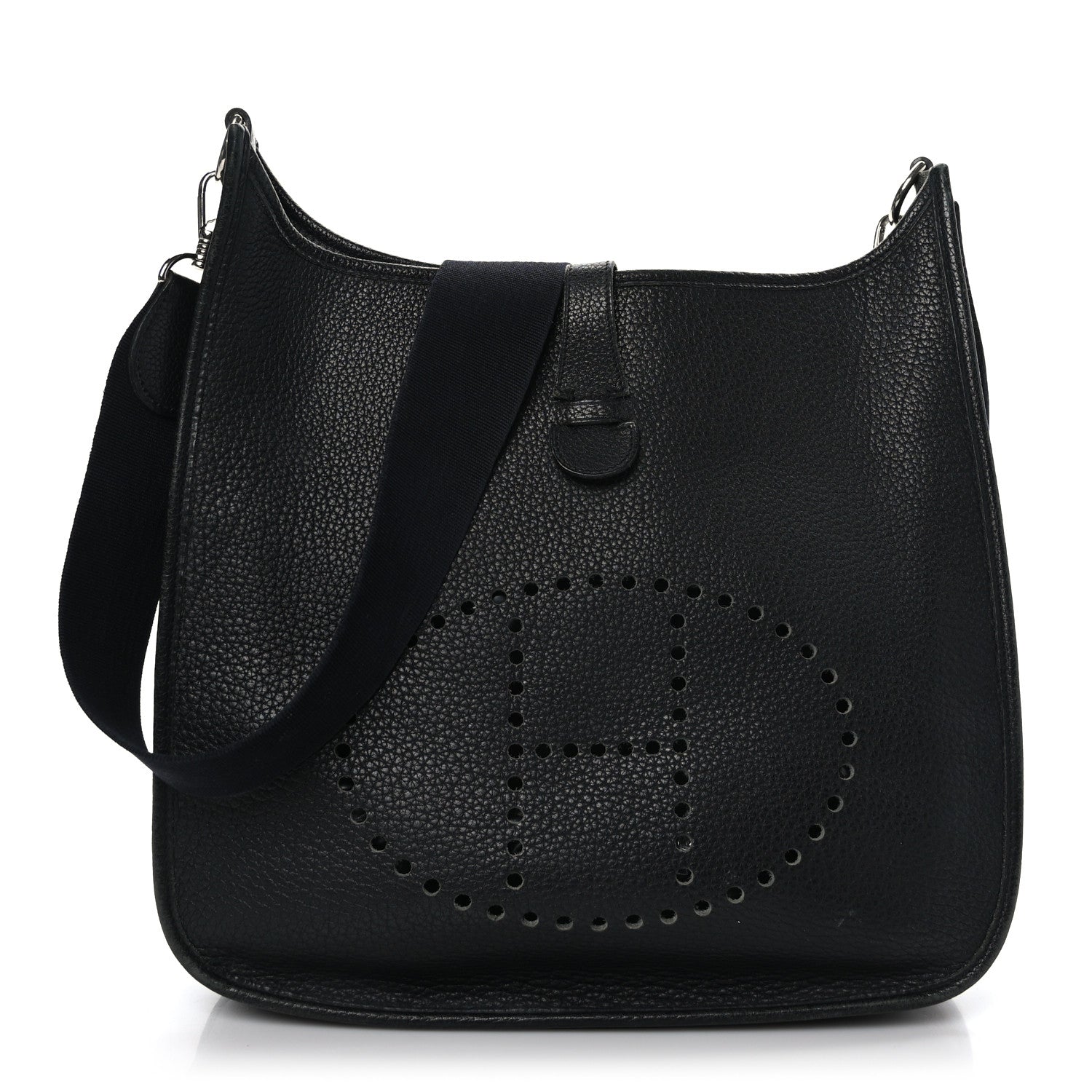 Hermes Taurillon Clemence Evelyne III GM Black 1 of 12