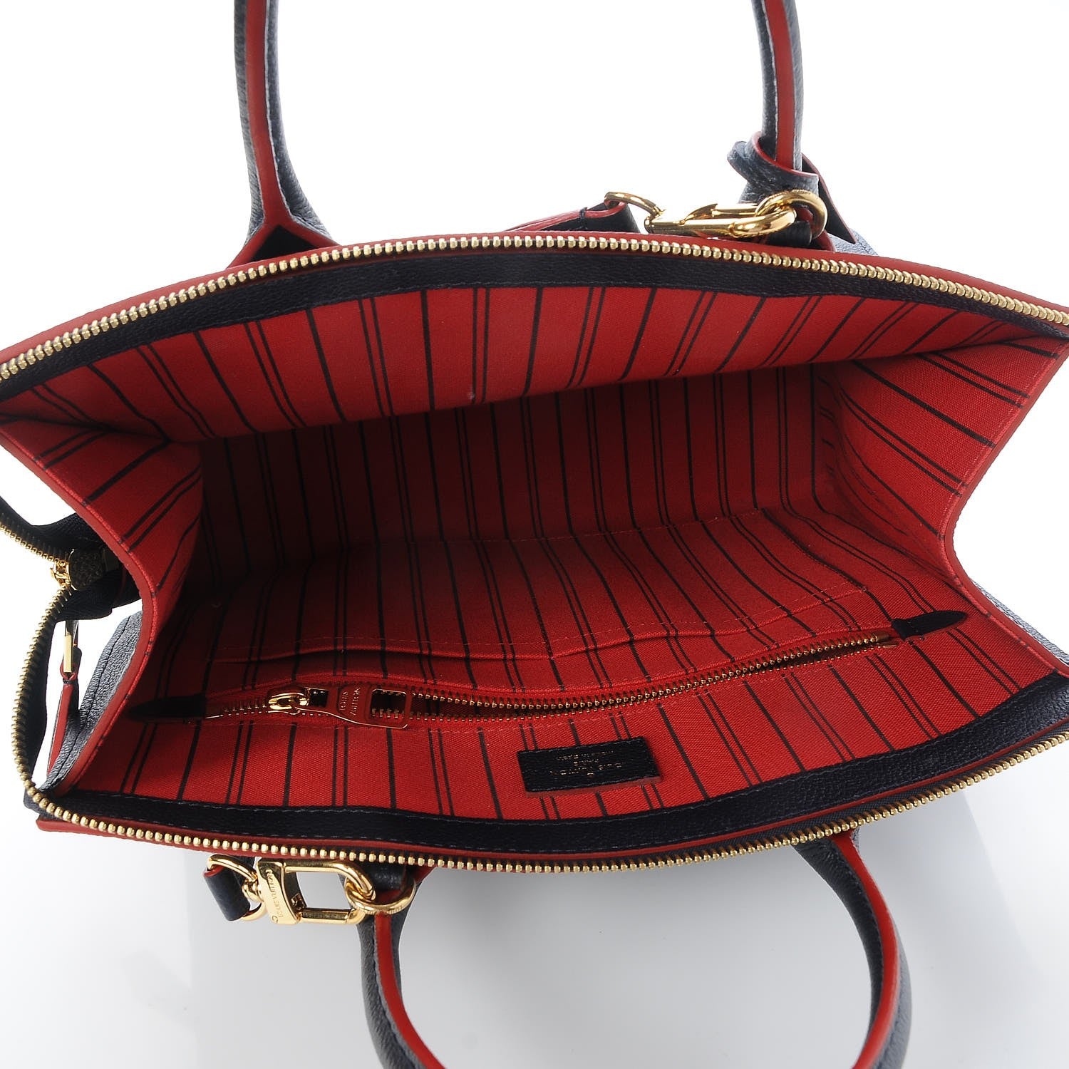 Louis Vuitton Empreinte Pont Neuf MM Marine Rouge 6 of 8
