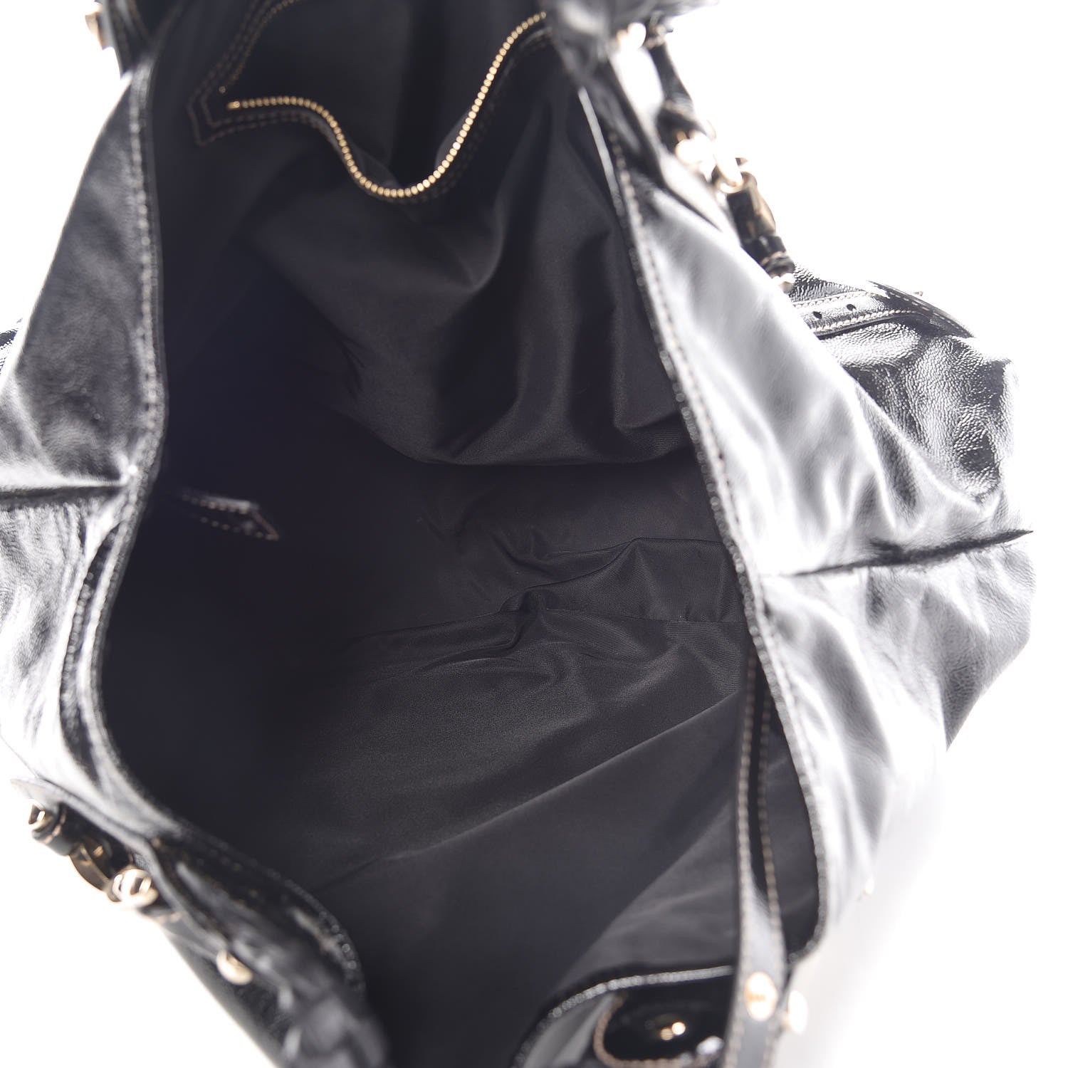 Gucci Patent Medium Pelham Shoulder Bag Black 5 of 11