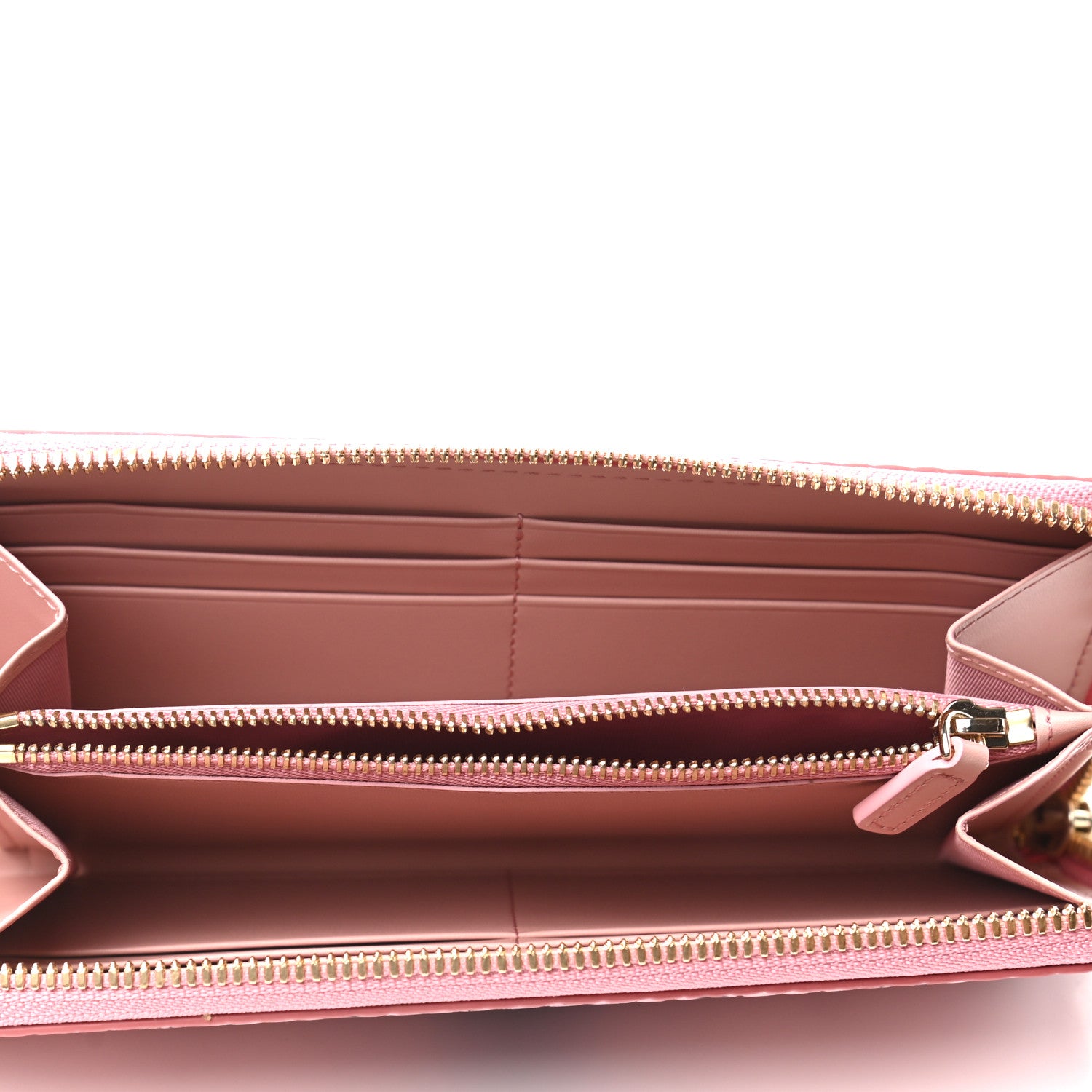 MCM Visetos Rabbit Zip Around Large Wallet Pink 5 of 7
