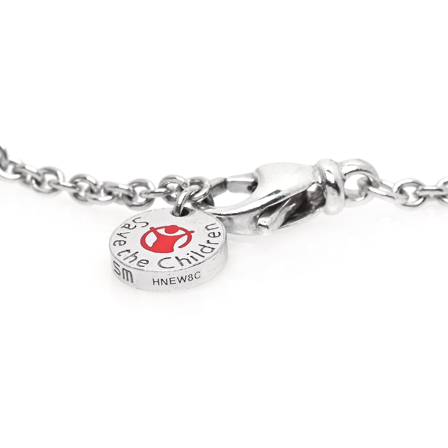 Bulgari Sterling Silver Black Ceramic Save the Children Bracelet SM 5 of 7