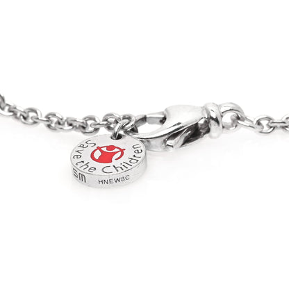 Bulgari Sterling Silver Black Ceramic Save the Children Bracelet SM 5 of 7