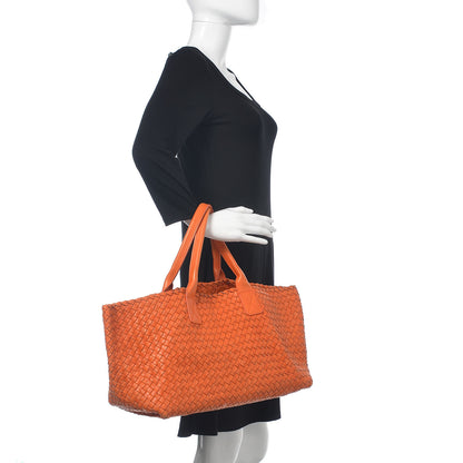 Bottega Veneta Nappa Intrecciato Medium Cabat Orange 2 of 11