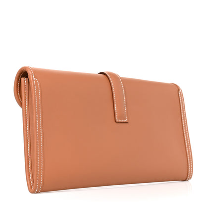Hermes Swift Jige Elan 29 Clutch Gold 3 of 8