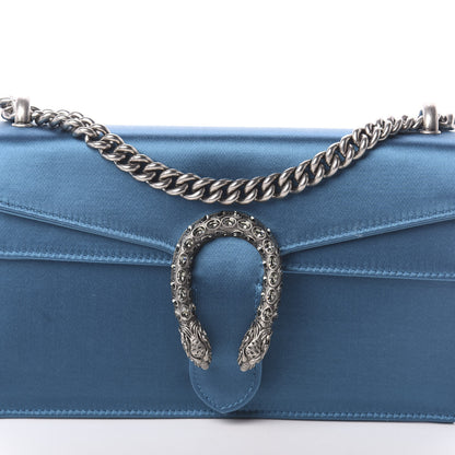 Gucci Satin Silk Crystal Small Dionysus Shoulder Bag Turchese Black Diamond 7 of 9
