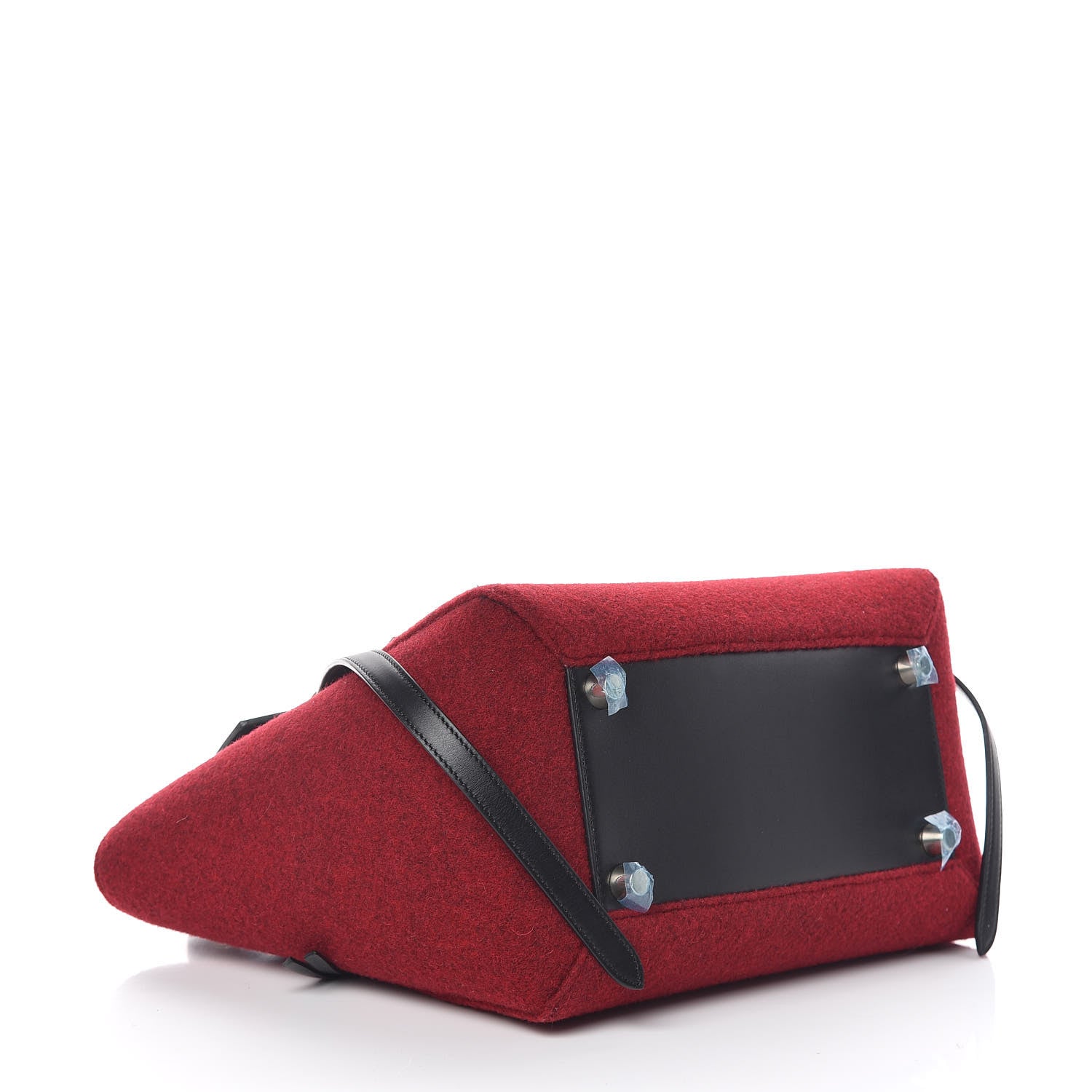 Celine Felt Smooth Calfskin Mini Belt Bag Red 4 of 14