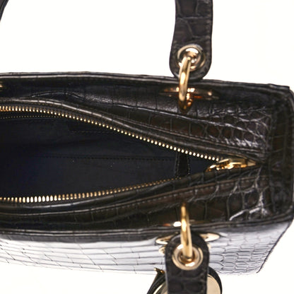 Christian Dior Alligator Medium Lady Dior Brown 5 of 8
