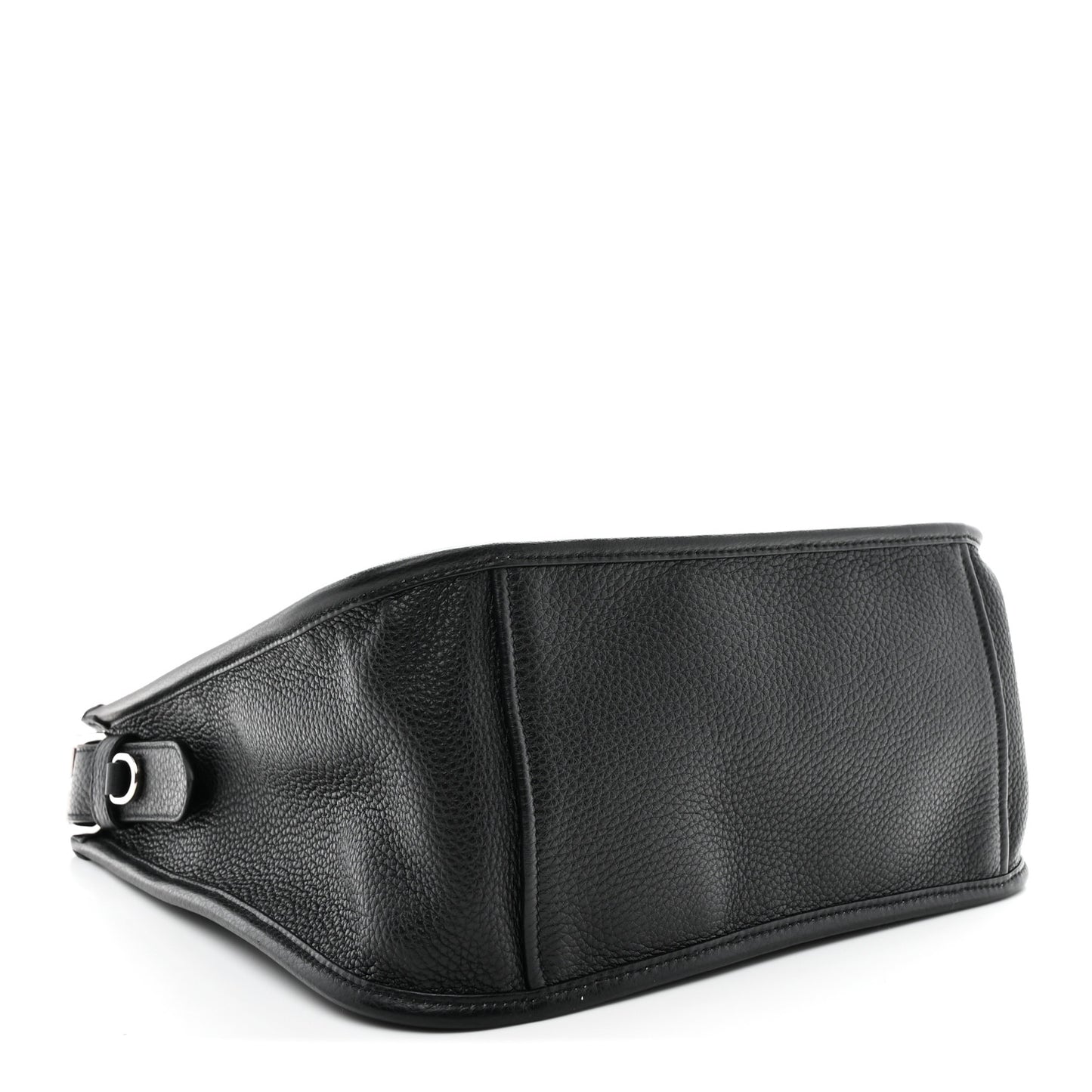Vitello Daino Soft Hobo Messenger Bag Black