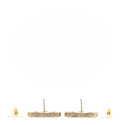 Chanel Crystal CC Earrings Silver 3 of 5
