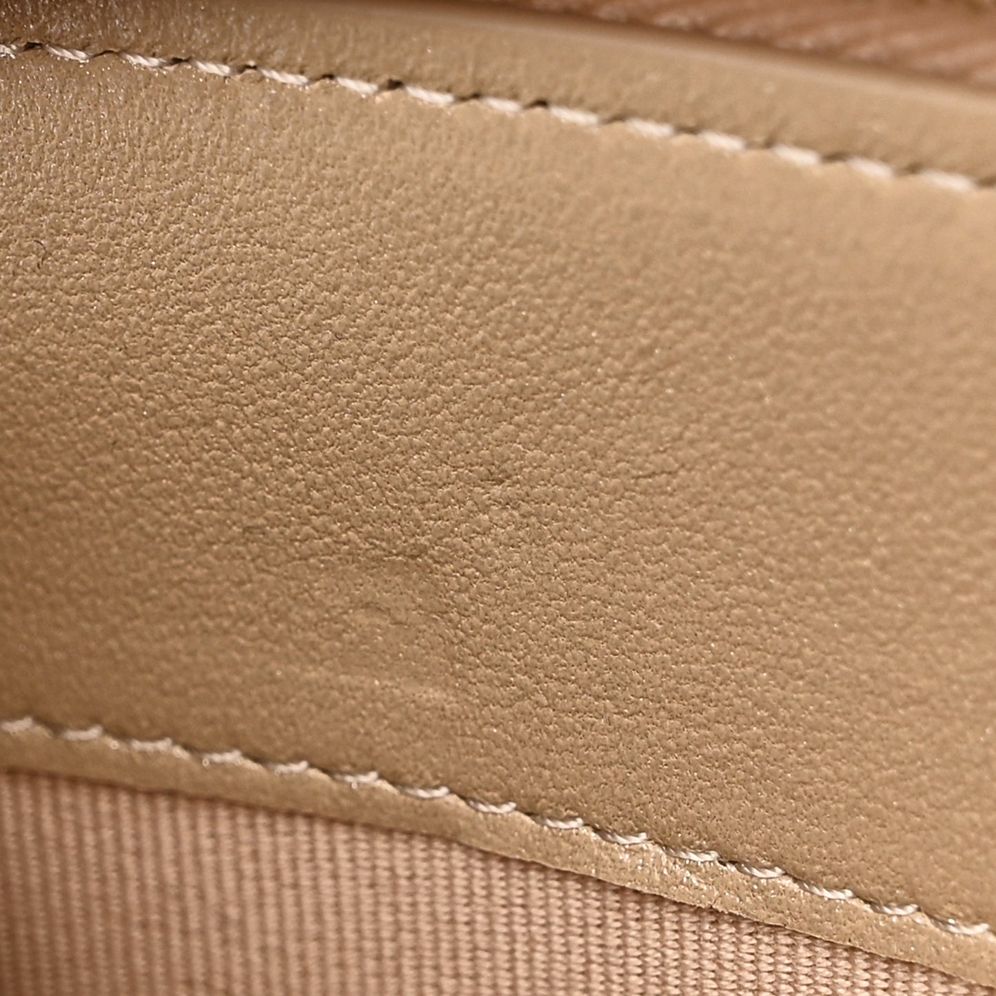 Metallic Goatskin Quilted Phone Holder Wallet on Removable Chain  Gold