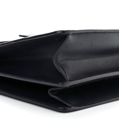 Salvatore Ferragamo Calfskin Thalia Flap Shoulder Bag Black 8 of 15