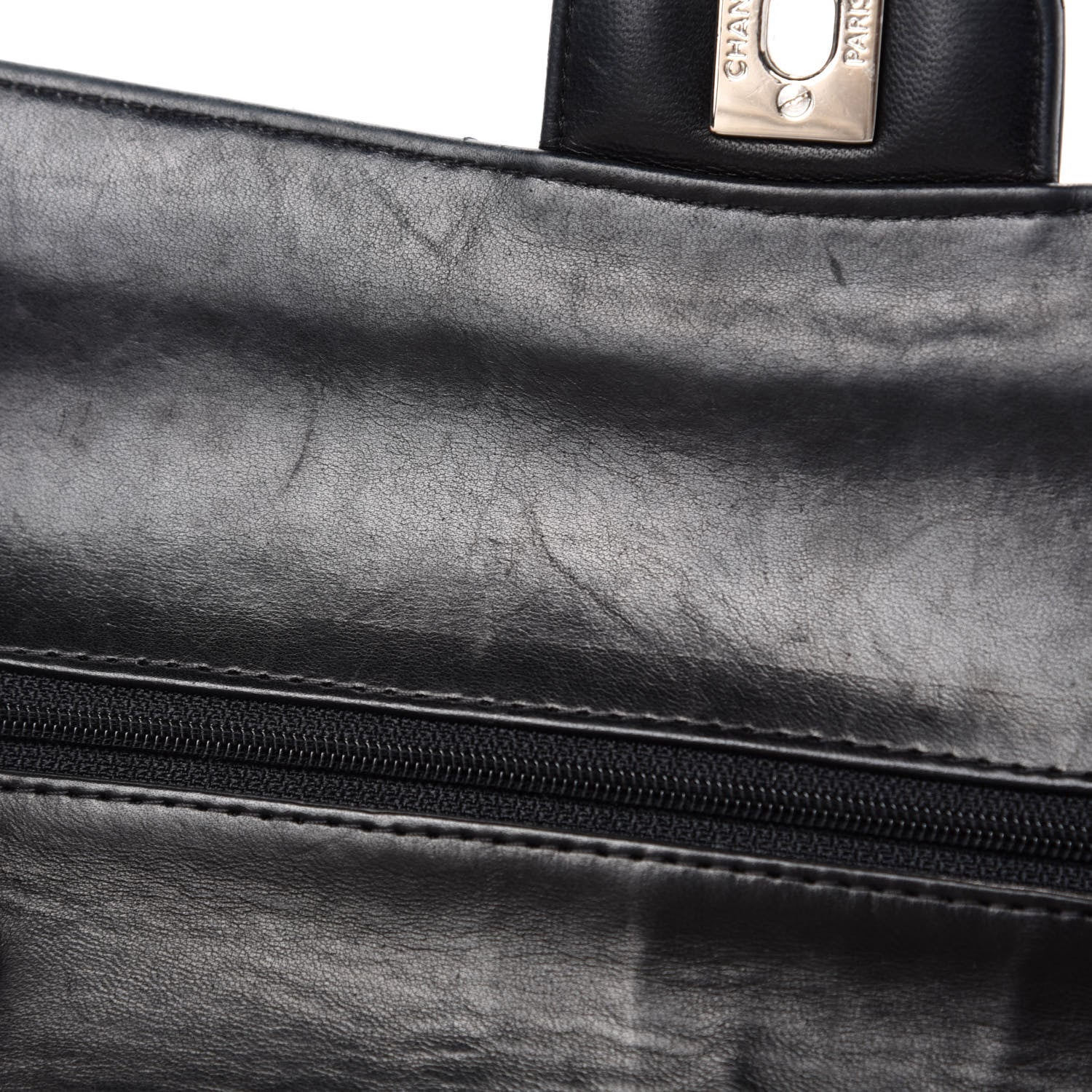 Chanel Patent Quilted Medium Double Flap Black 8 of 19
