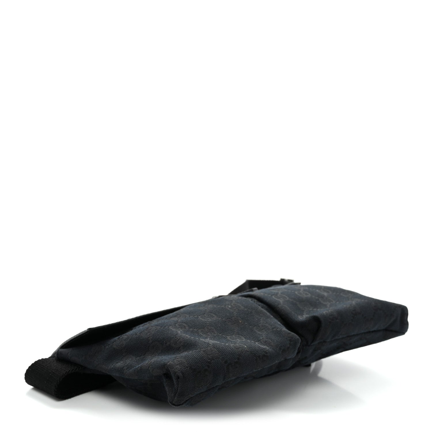Gucci GG Monogram Double Pocket Belt Bag Black 4 of 10