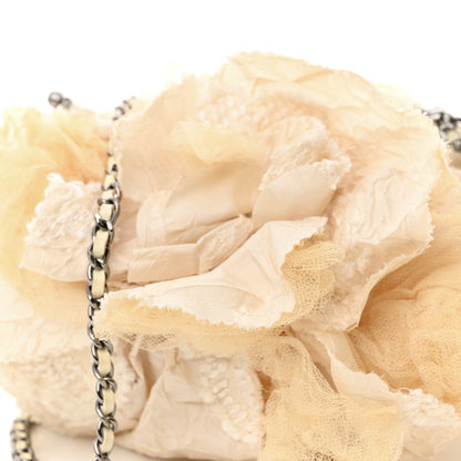 Chanel Satin Mesh Lace Camellia Beige 8 of 12