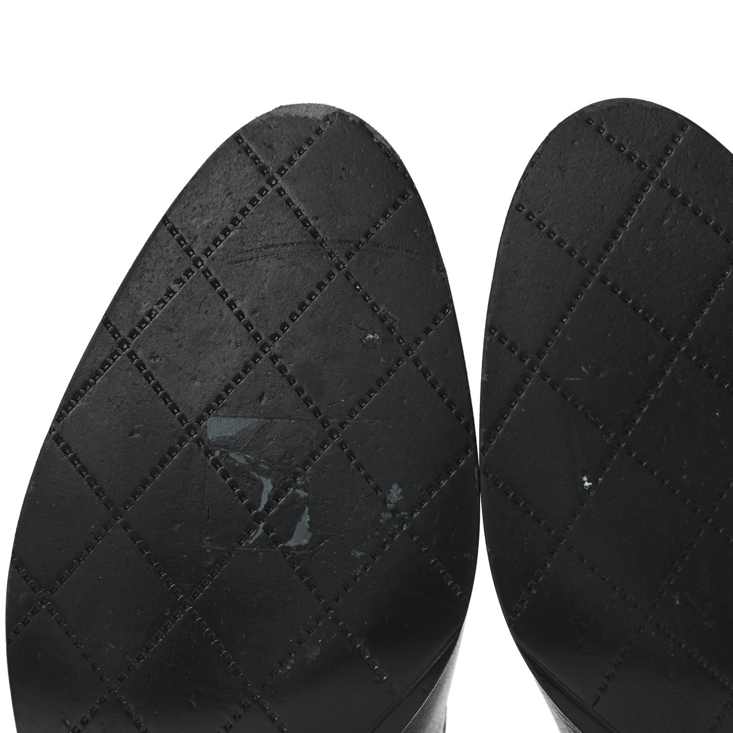 Calfskin CC Mocassin Loafers 36.5 Black