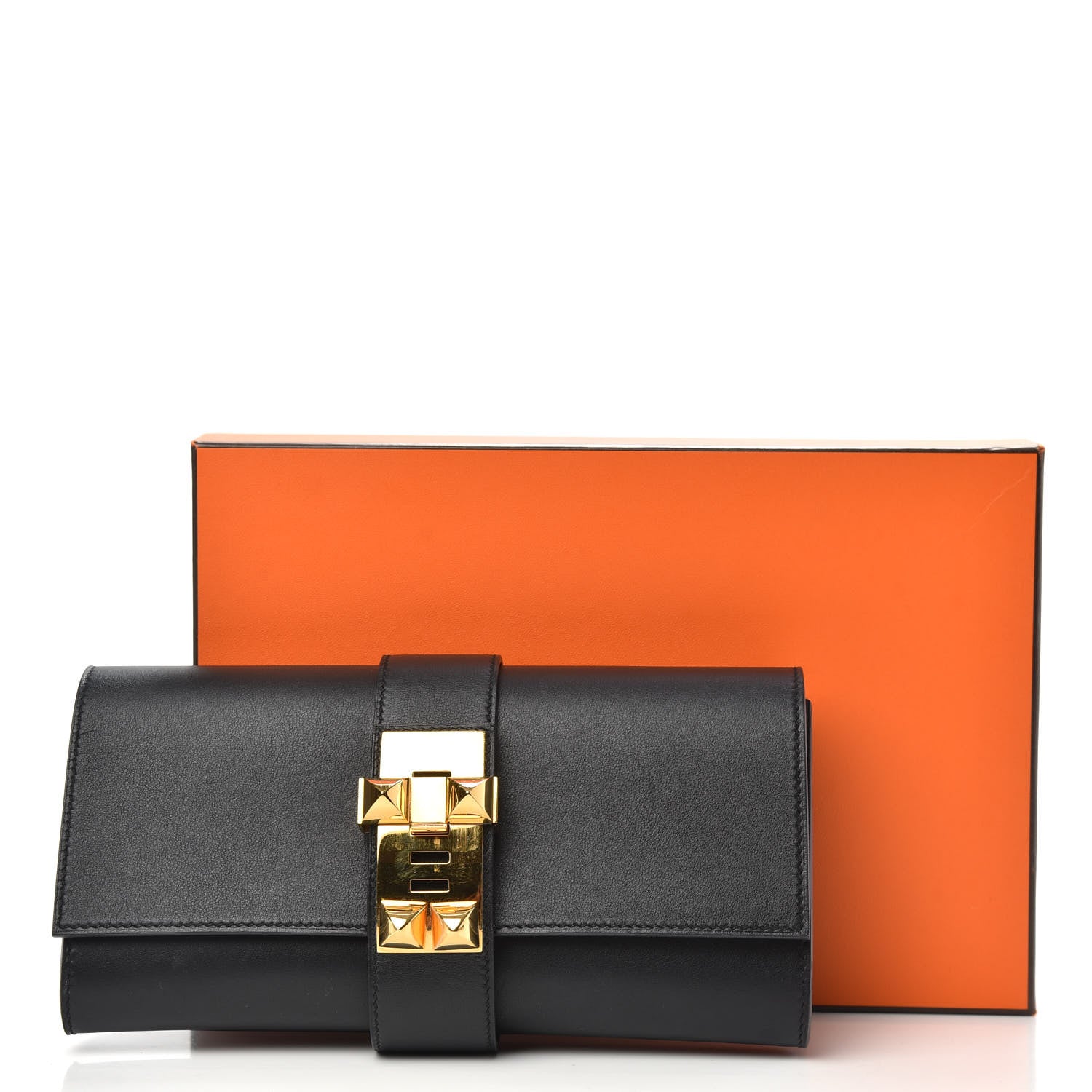 Hermes Swift Medor 23 Clutch Black 11 of 11