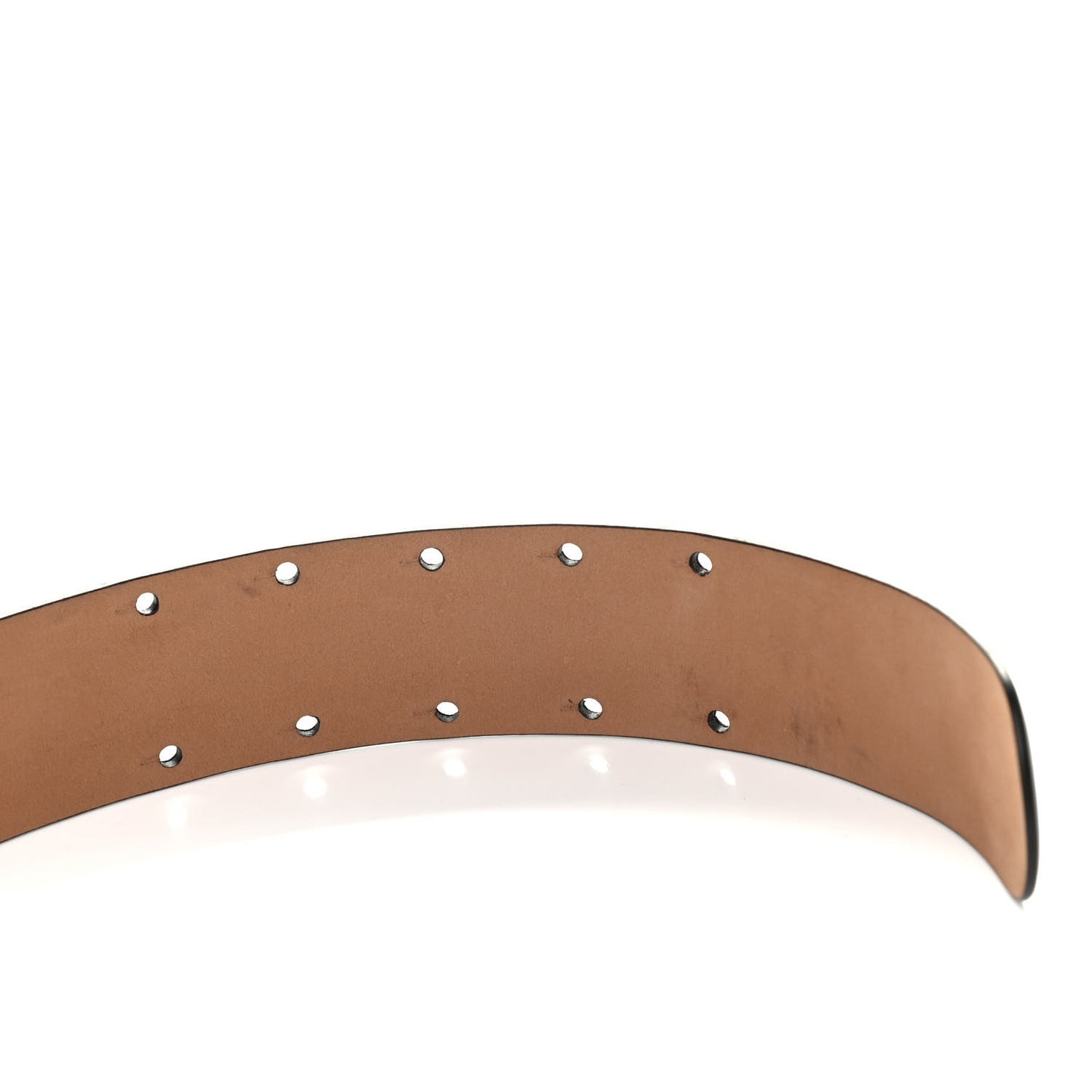 Patent Calfskin CC Wide Belt 90 36 Black