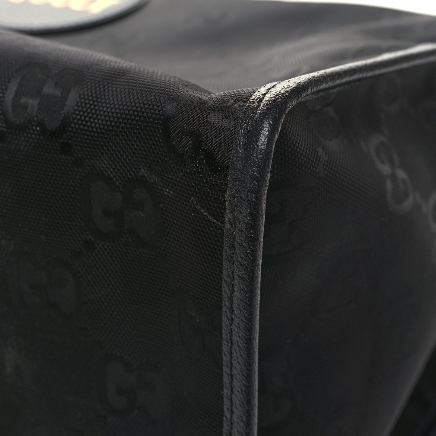 Econyl Nylon Monogram Large Off The Grid Tote Bag Black