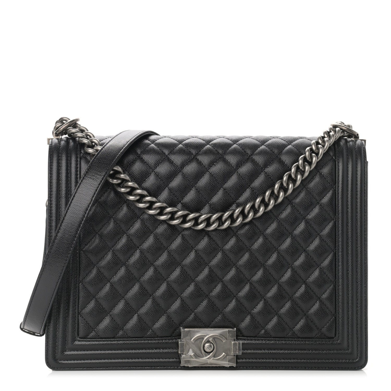 Chanel Caviar Quilted Large Boy Flap Black 1 of 11