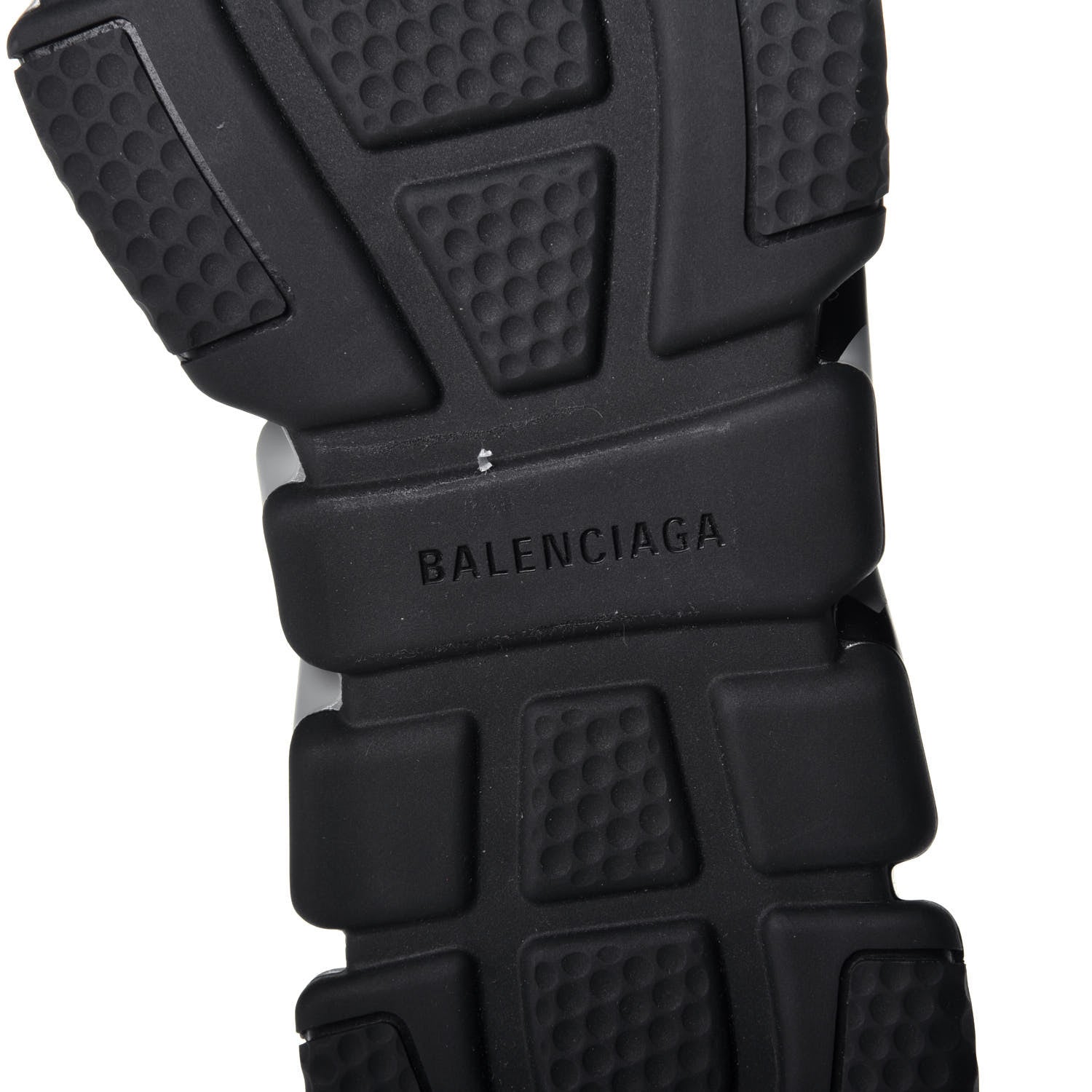 Balenciaga Recycled Knit Mens Speed Graffiti Sneakers 44 Grey Black 6 of 7