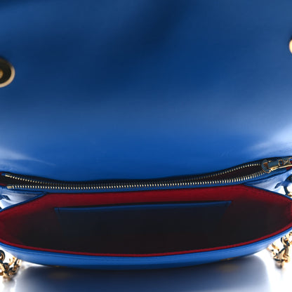 Louis Vuitton Lambskin Embossed Monogram Vuittamins Pochette Coussin Blue Red 4 of 4