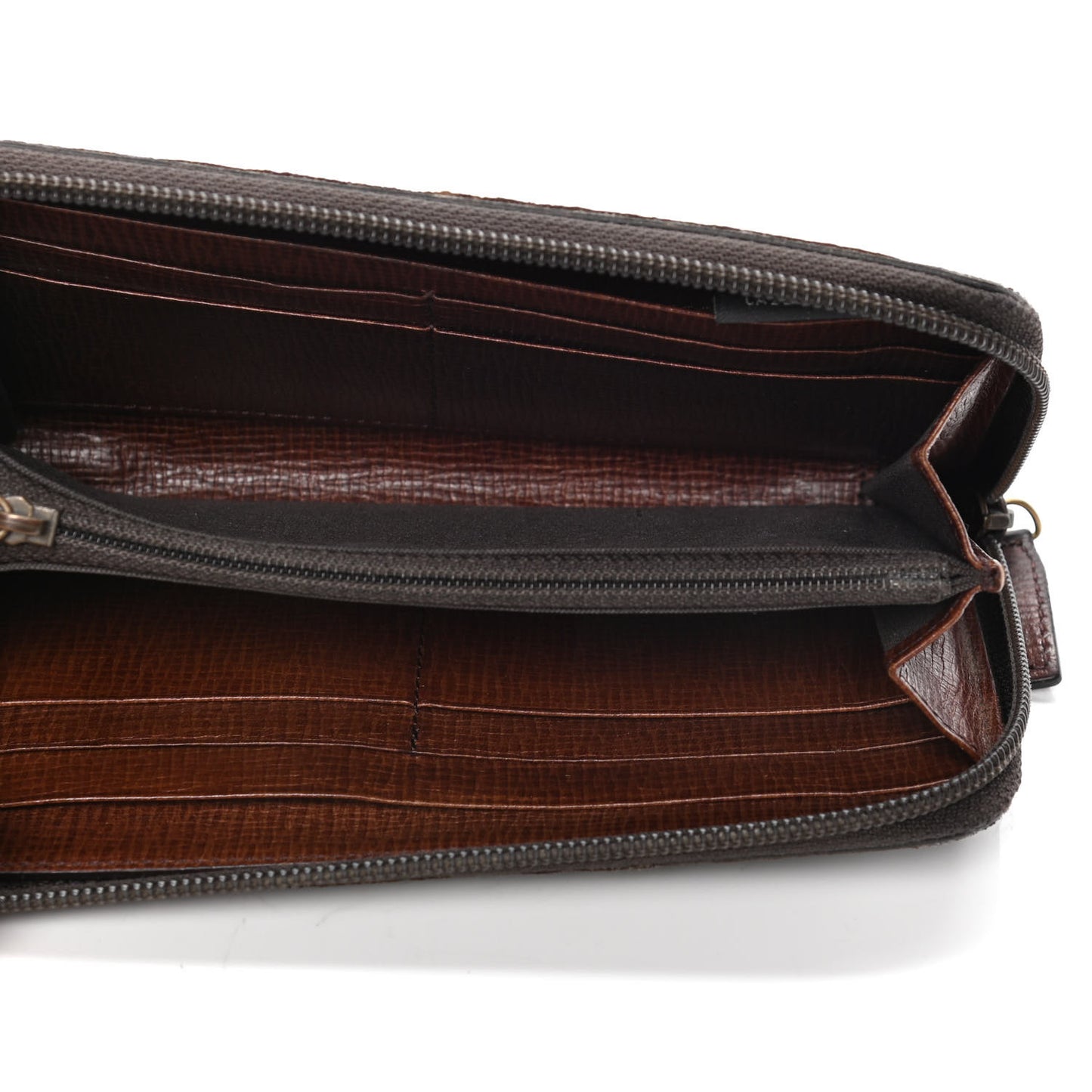 Zucca Zip Around Wallet Tobacco