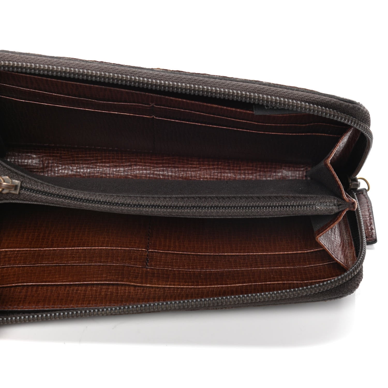 Fendi Zucca Zip Around Wallet Tobacco 4 of 6