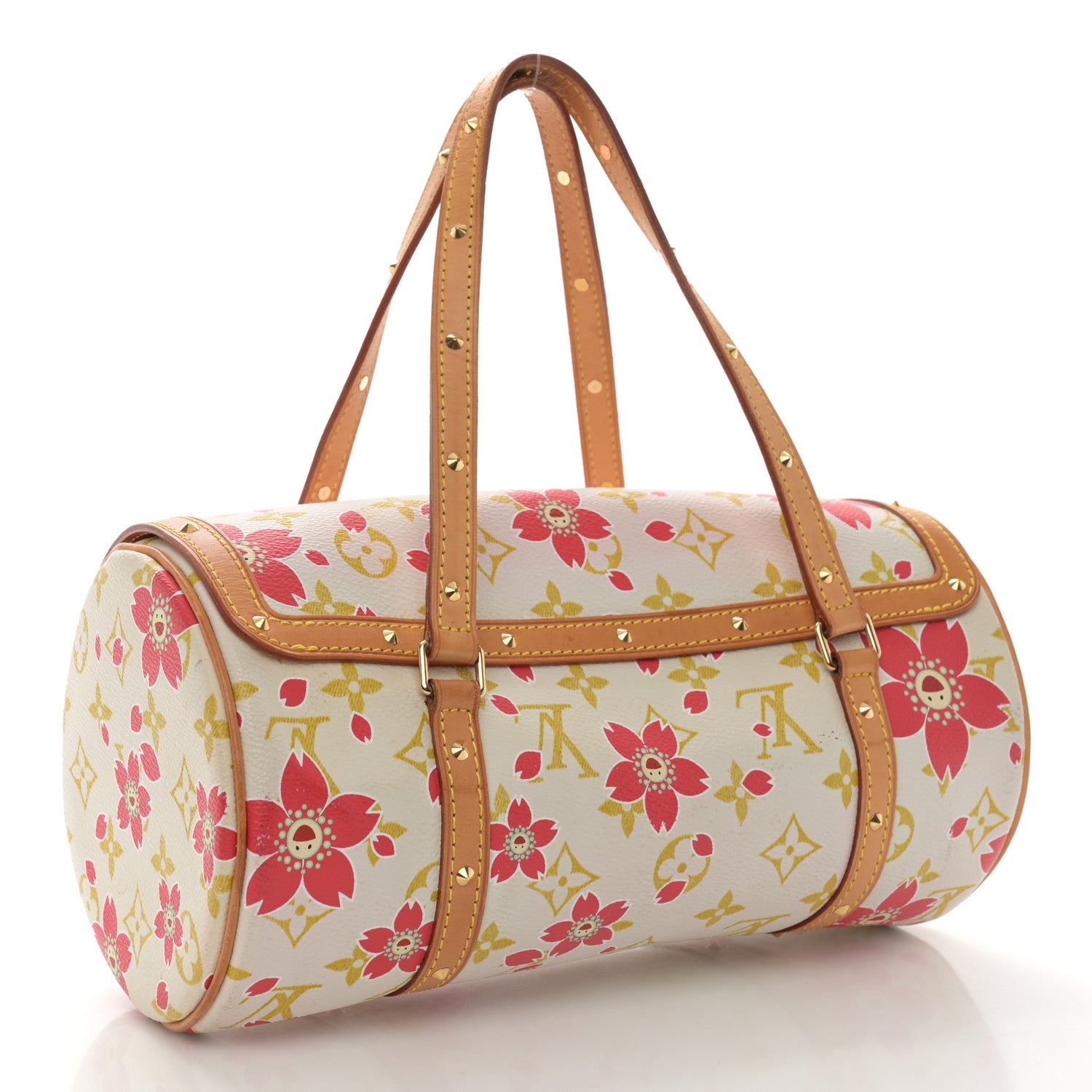 Louis Vuitton LOUIS VUITTON Monogram Cherry Blossom Papillon Red Creme 3 of 14