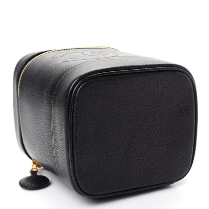 Chanel Caviar Vanity Cosmetic Case Black 4 of 8