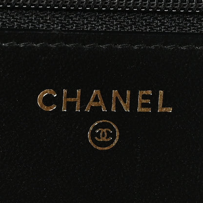 Chanel Lambskin Quilted Trendy CC Wallet On Chain WOC Black 6 of 11
