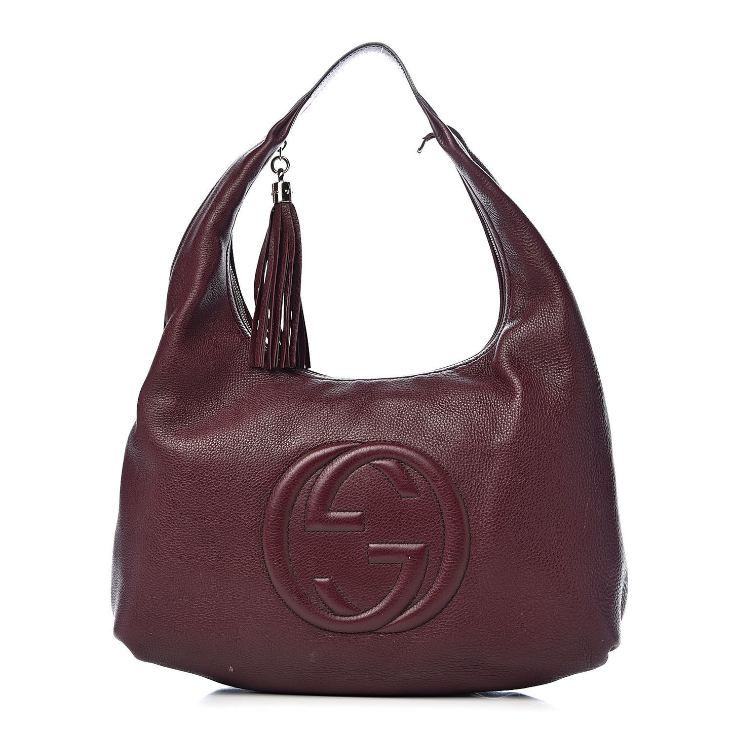 Cellarius Calfskin Large Soho Hobo Scarlatto