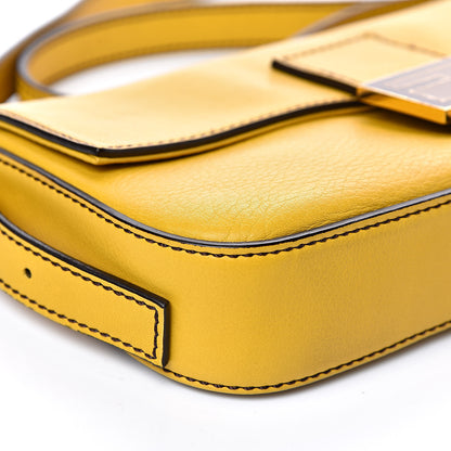 Fendi Vitello Flamingo Enamel Interchangeable Strap Baguette Chantilly Marrone Tobacco 11 of 14