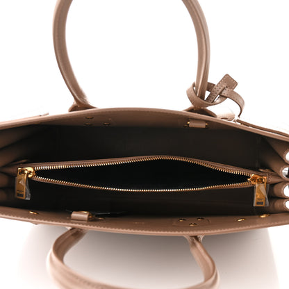 Saint Laurent Smooth Calfskin Small Classic Sac De Jour Dark Cappuccino 5 of 9