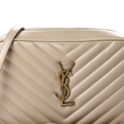 Saint Laurent Calfskin Matelasse Monogram Lou Camera Bag Crema Soft 10 of 10