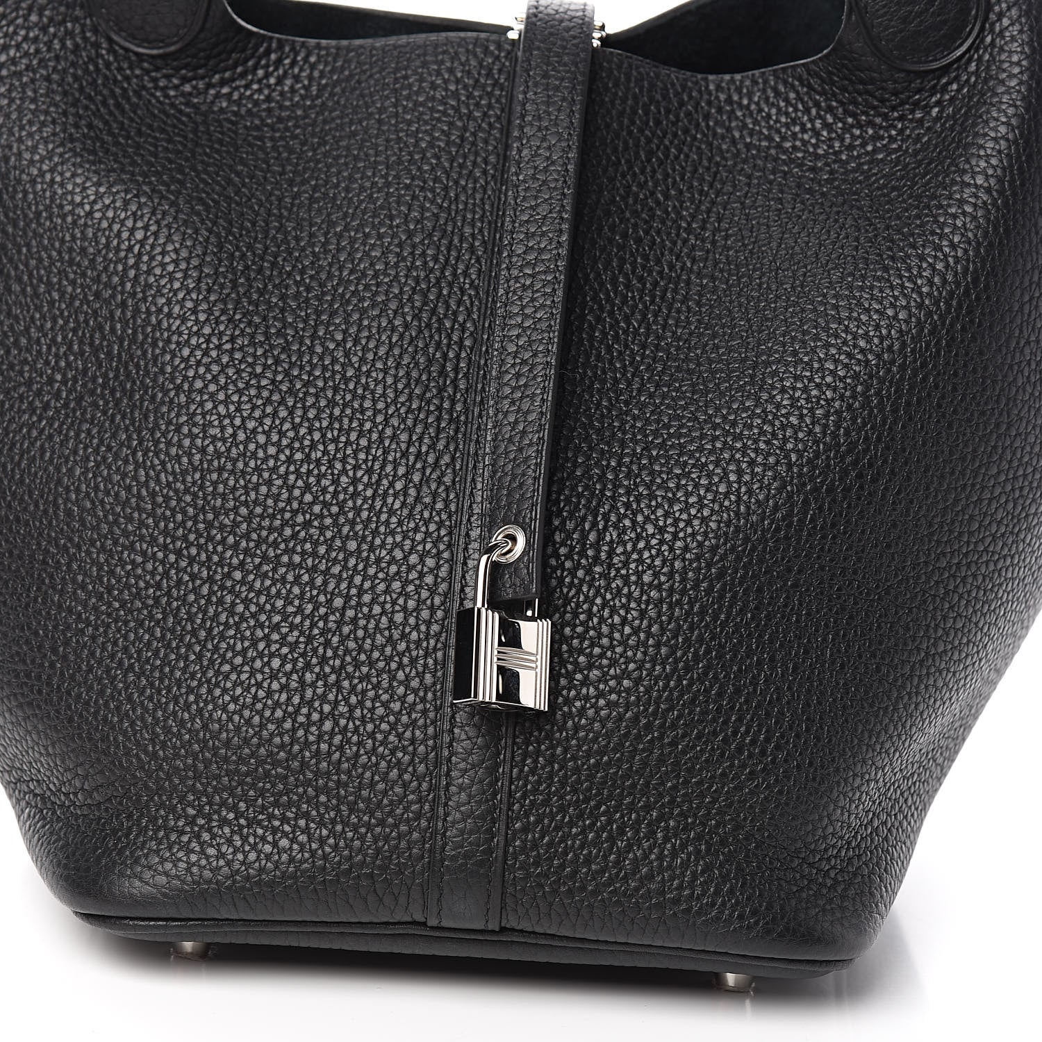 Hermes Taurillon Clemence Picotin Lock 22 MM Black 10 of 11