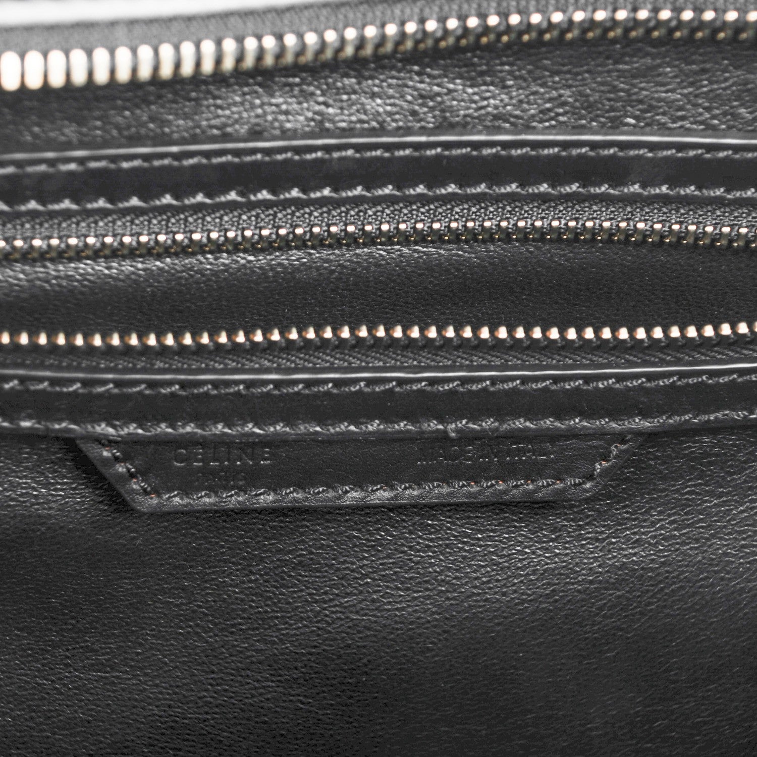 Celine Smooth Calfskin Mini Luggage Black 6 of 10