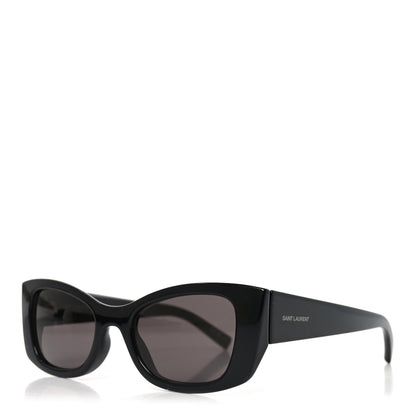 Saint Laurent Acetate Ultra Cat Eye Sunglasses SL 593 Black 1 of 8
