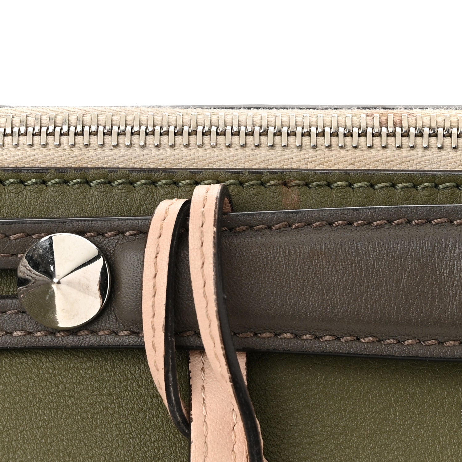 Fendi Vitello Dolce 4 Color Medium By The Way Boston Bag Equatore Plaster Multicolor 12 of 17