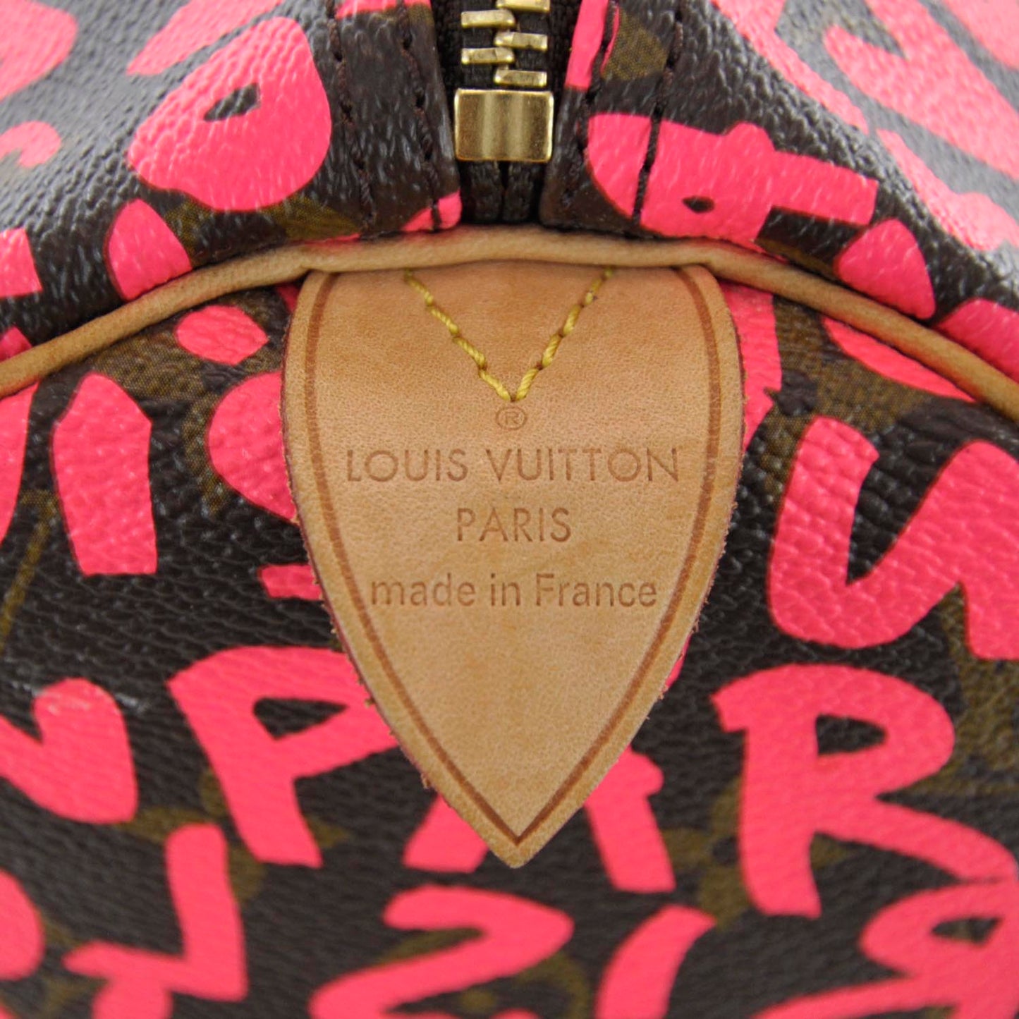 Monogram Graffiti Speedy 30 Fuchsia