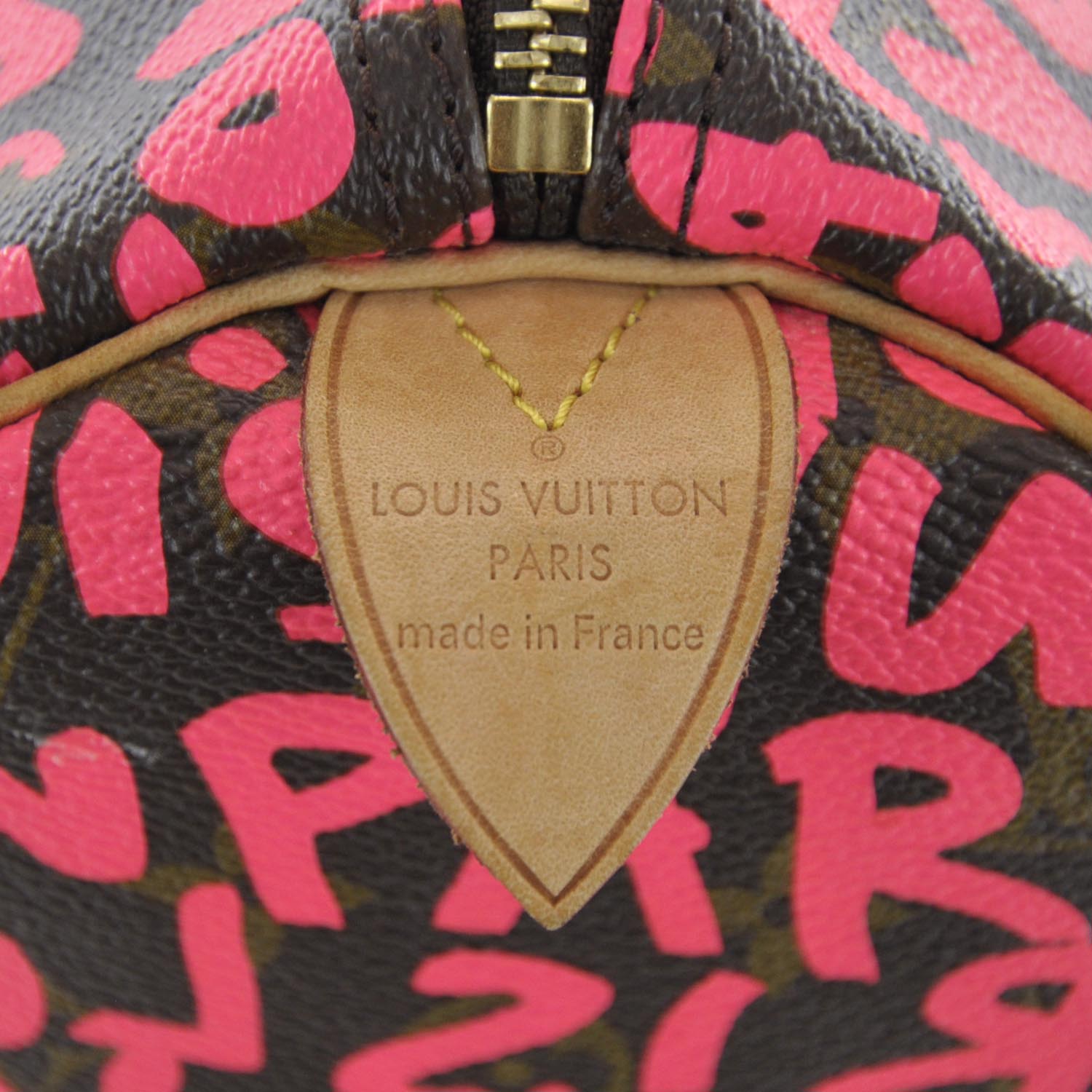 Louis Vuitton Monogram Graffiti Speedy 30 Fuchsia 7 of 11