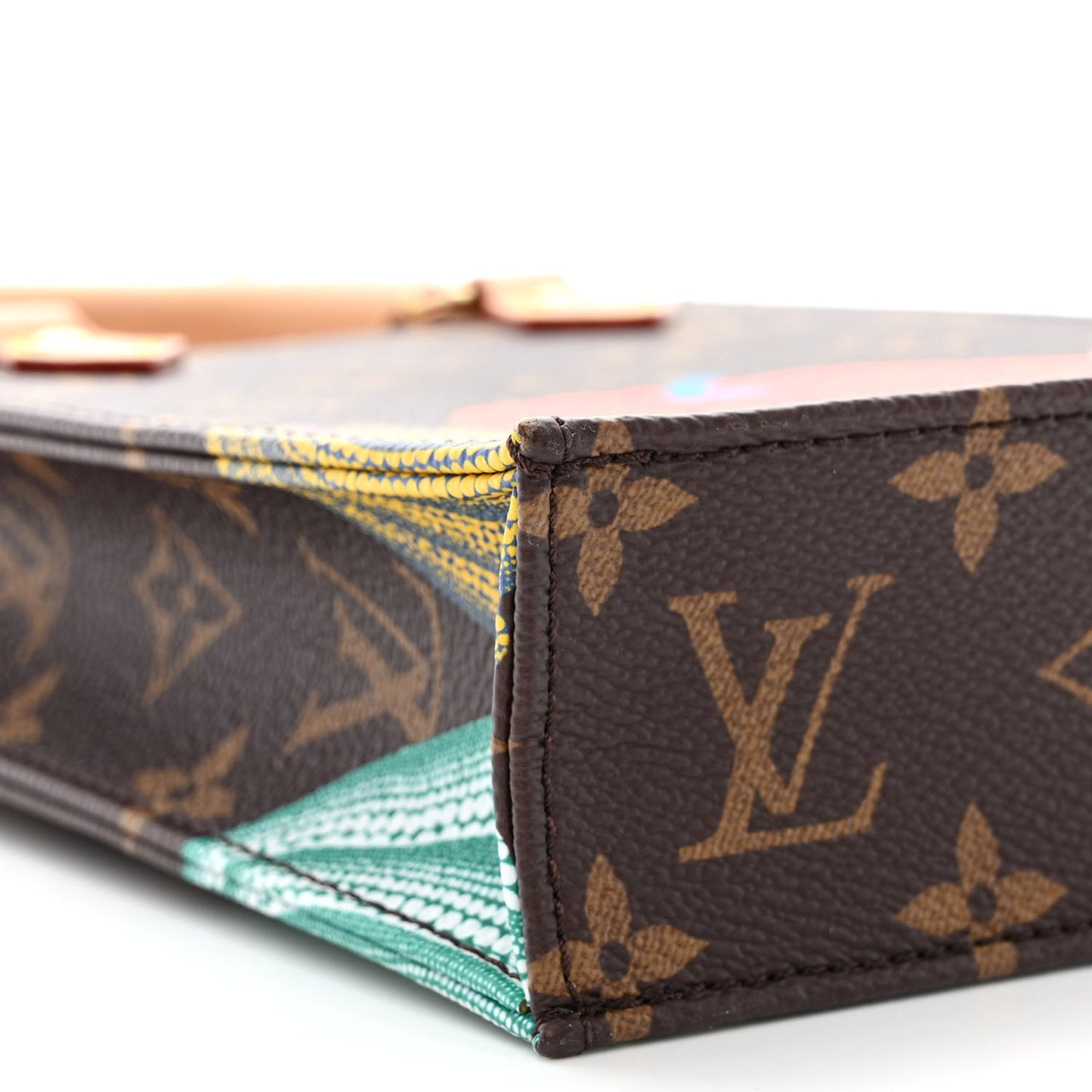 LV X YK Monogram Pumpkin Petit Sac Plat Multicolor