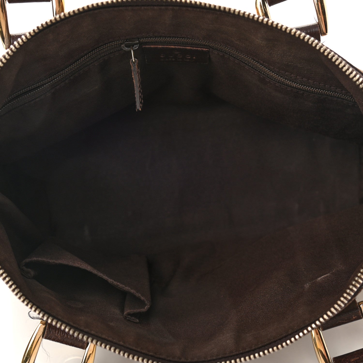 Gucci Monogram Small Abbey Tote Dark Brown 5 of 16