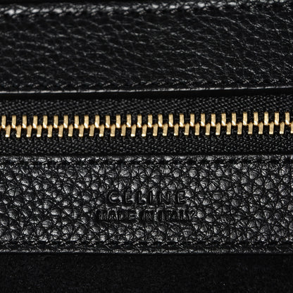 Celine Soft Grained Calfskin Medium Cabas Phantom Black 6 of 9