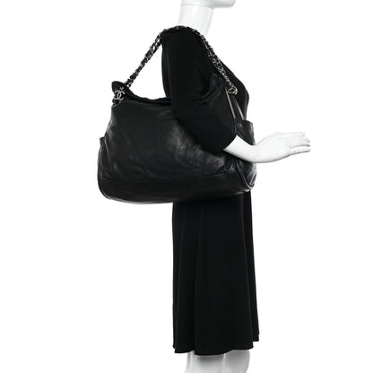 Chanel Lambskin Large Ultimate Soft Tote Black 2 of 10