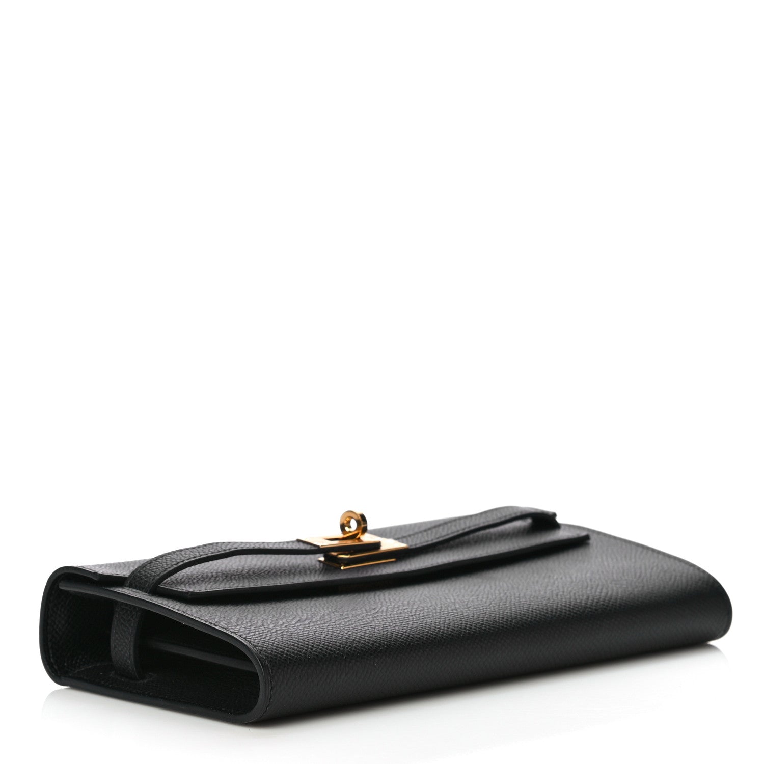 Hermes Epsom Kelly Wallet To Go Black 4 of 10