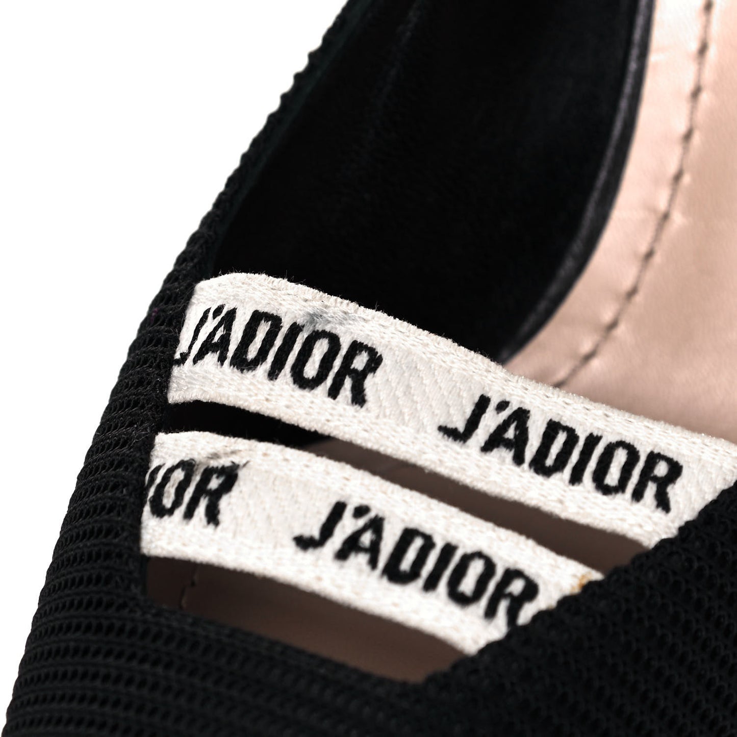 Technical Canvas J'Adior Ribbon Pumps 39.5 Black
