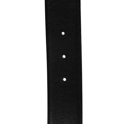 Hermes 135 Togo 38mm Constance H Belt 100 Black Chocolate 6 of 9