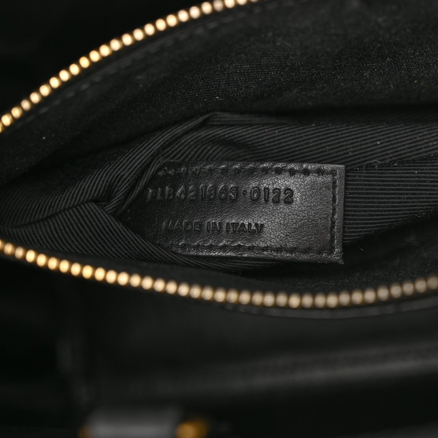Calfskin Crocodile Embossed Baby Sac De Jour Black