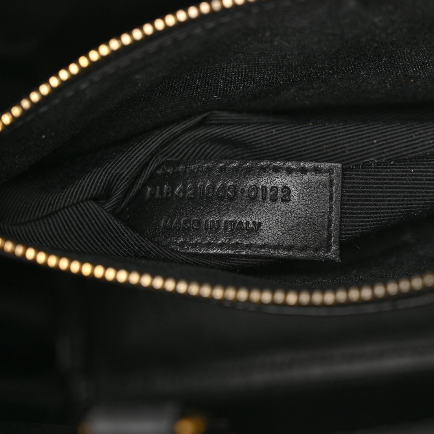 Saint Laurent Calfskin Crocodile Embossed Baby Sac De Jour Black 6 of 14